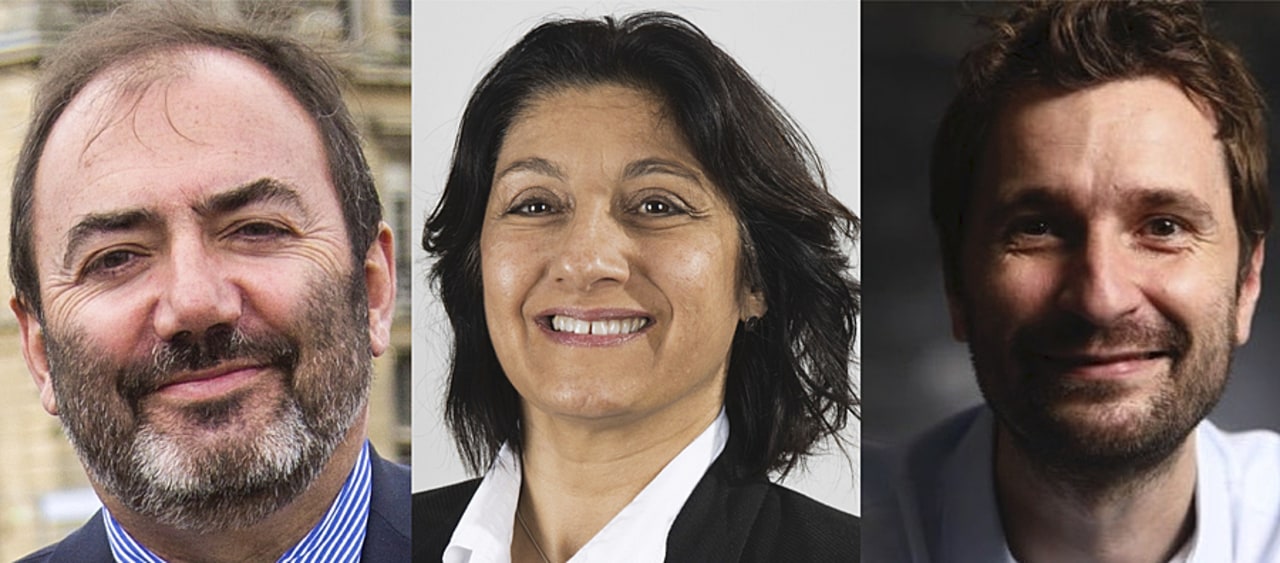 De gauche à droite, le Dr François Braun, Pascale Mathieu et le Dr Sébastien Mirek. (DR)