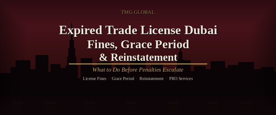 Expired Trade License Dubai: Fines, Grace Period & Reinstatement