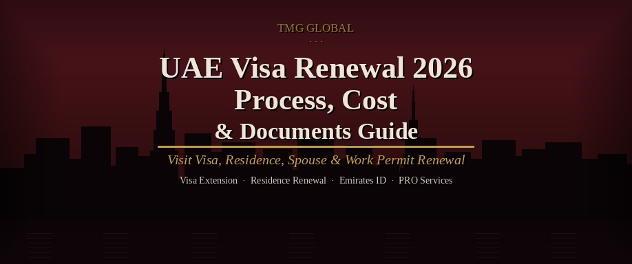 UAE Visa Renewal: Process, Cost & Documents (2026 Guide)