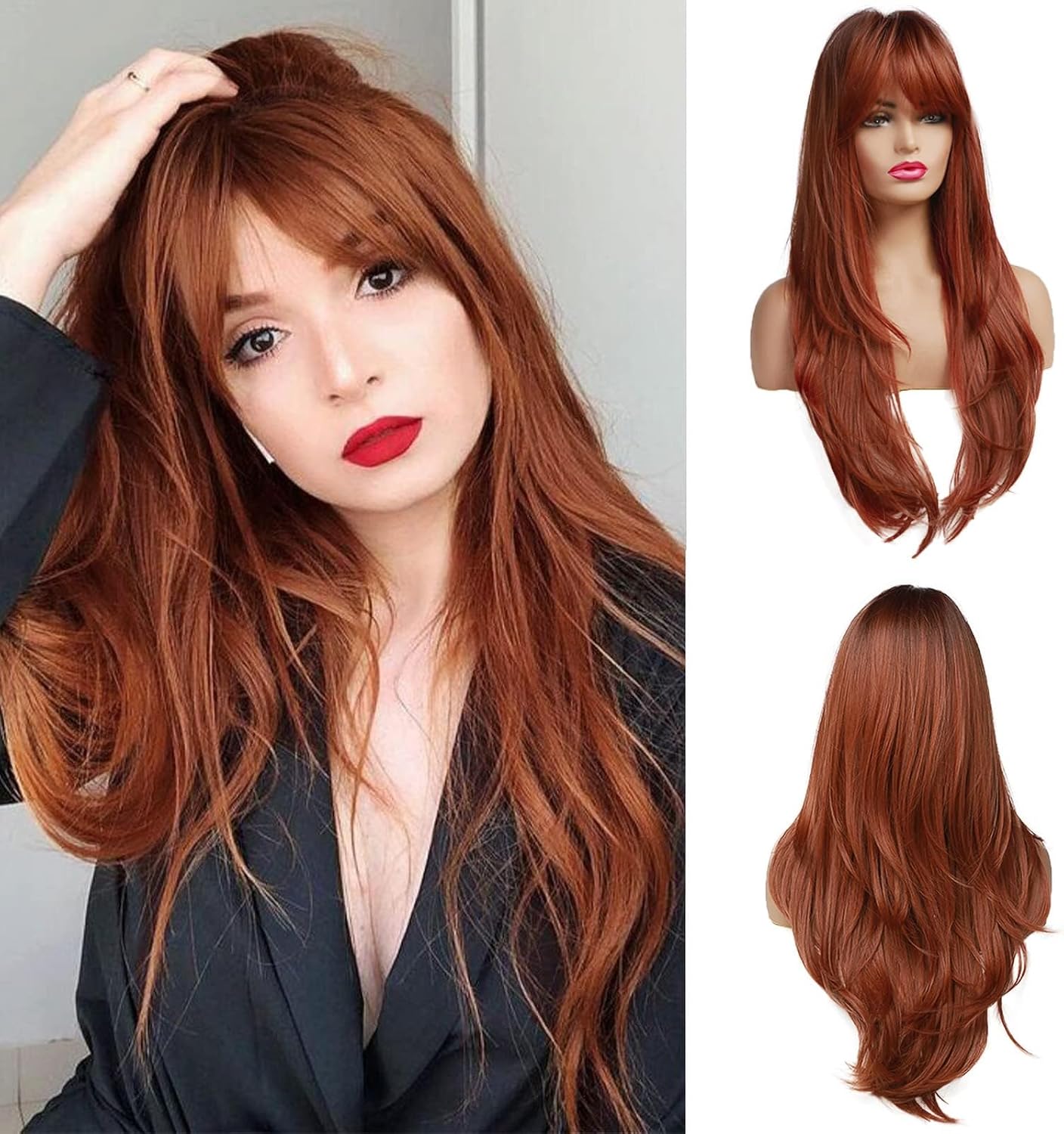 Perruques Cheveux Naturels Synthetiques