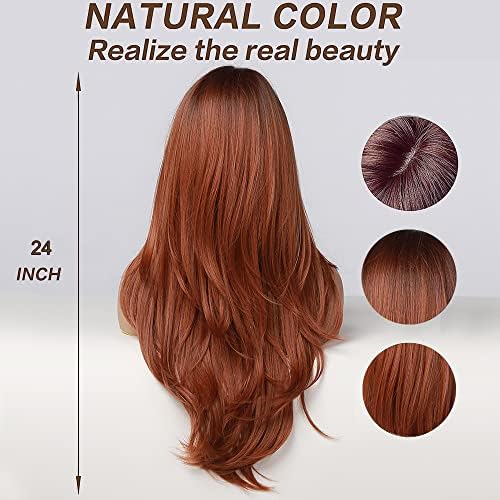 Vue 4 de Perruques Cheveux Naturels Synthetiques