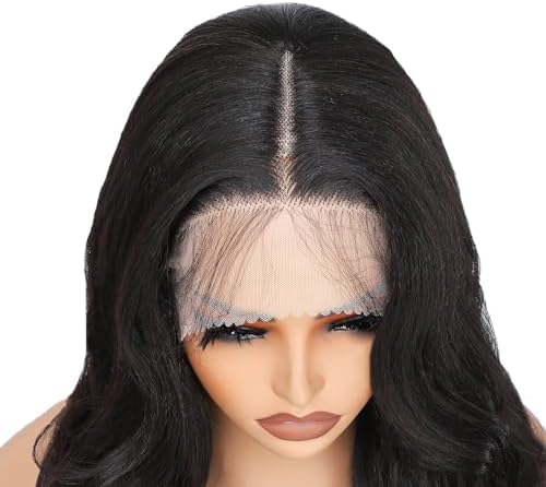 Vue 6 de Perruque Ondulee Avec Dentelle