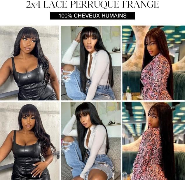 Vue 6 de Pouces Perruque Femme Naturelle