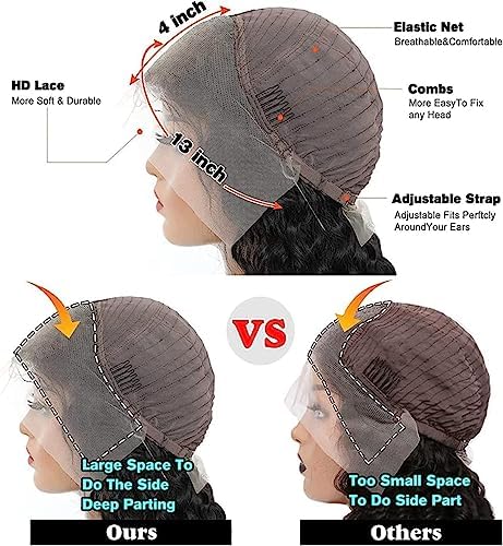 Vue 4 de Straight Transparent Lace