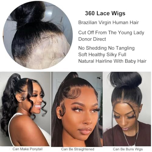 Vue 4 de Perruques De Cheveux Humains