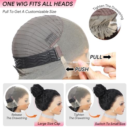 Vue 5 de Hidden Straps Perruque Cheveux