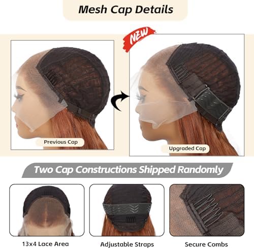 Vue 5 de Sapphirewigs Auburn Lace Front