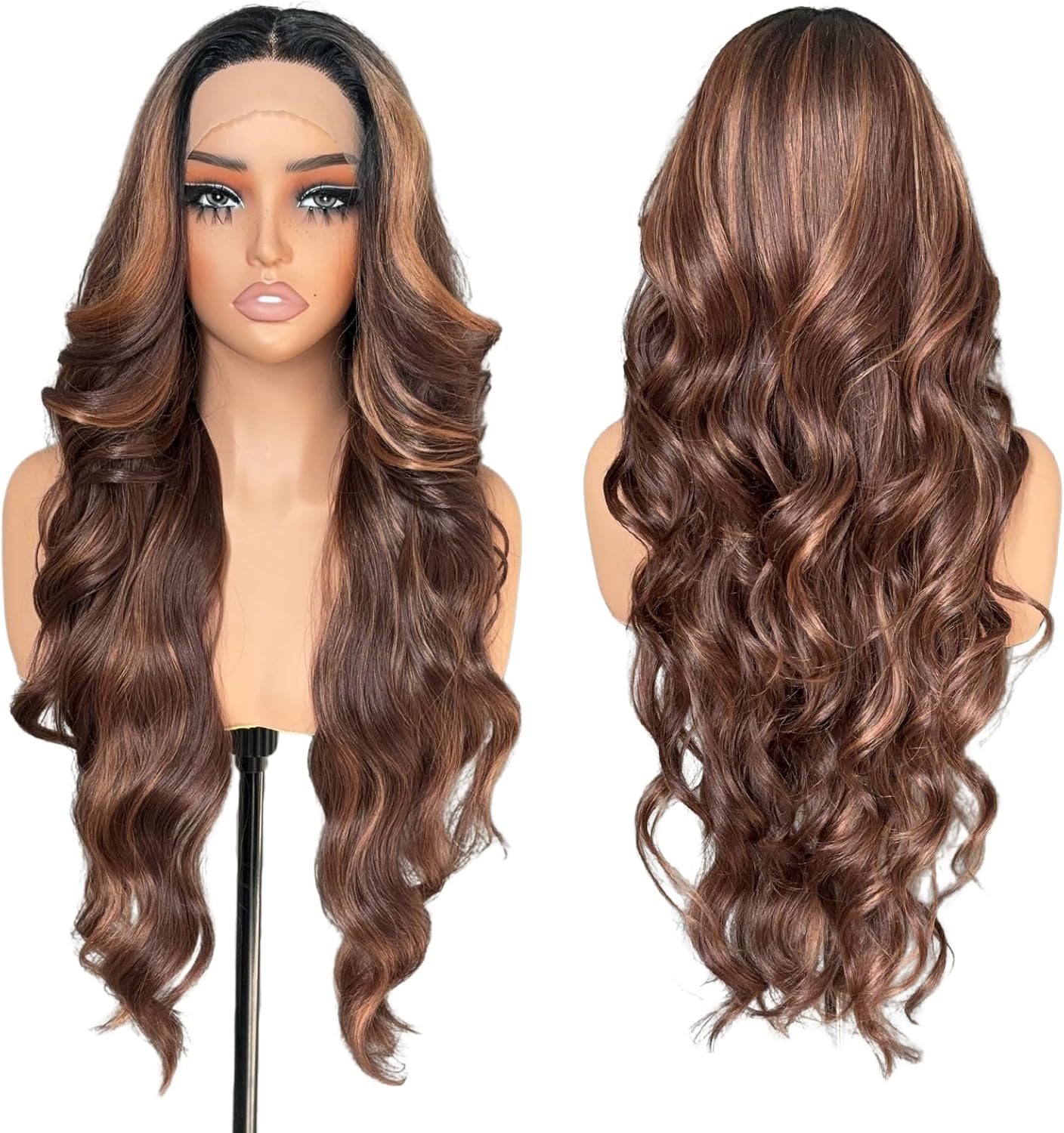 Perruque Highlight Dentelle Avant