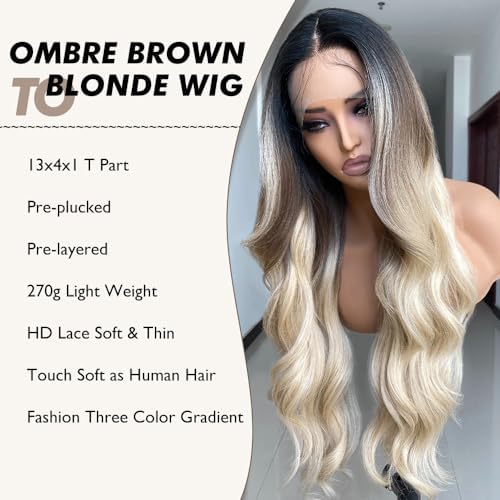 Vue 3 de Xtress Lace Front Perruque