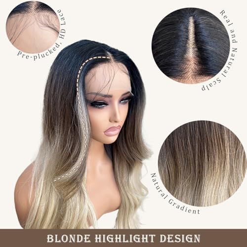 Vue 4 de Xtress Lace Front Perruque