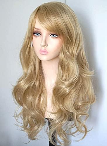 Vue 4 de Cm Blond Cosplay Boucle