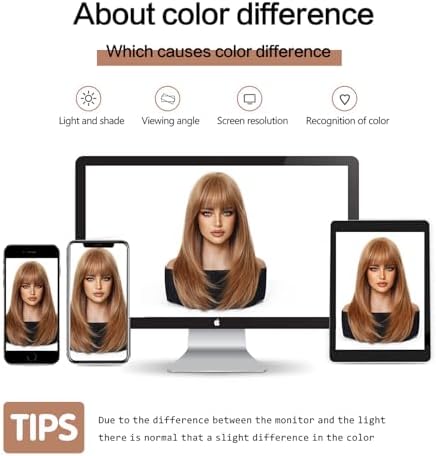 Vue 6 de Esmee Perruques Longues Lisses