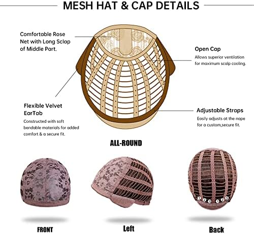 Vue 7 de Esmee Perruques Longues Lisses