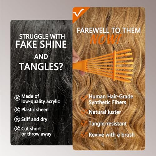 Vue 6 de Perruque Lace Front Wig