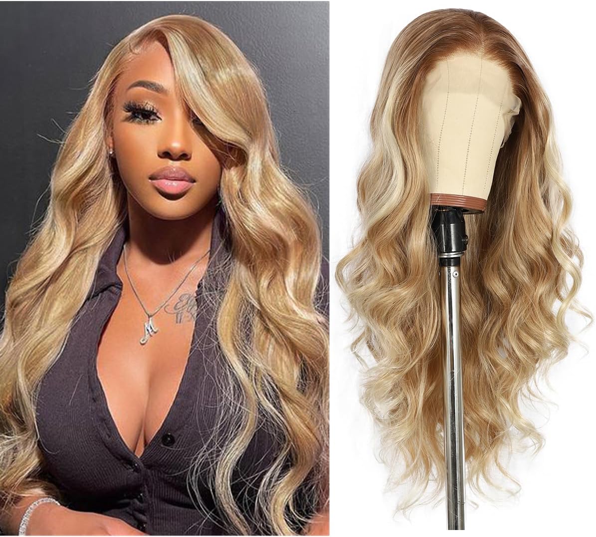 Sapphirewigs Perruque Blonde En