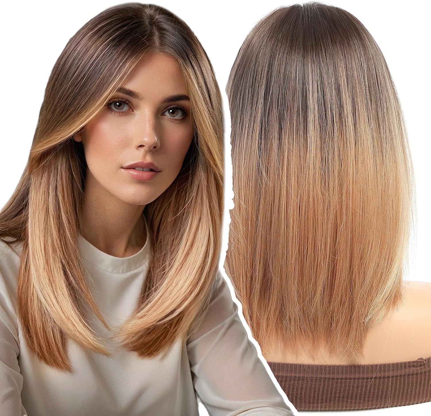 Wokestar Perruque Bob Avec