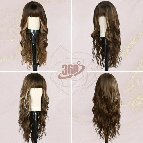 Vue 4 de Barsdar Longue Highlight Perruque