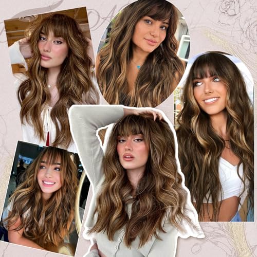 Vue 5 de Barsdar Longue Highlight Perruque