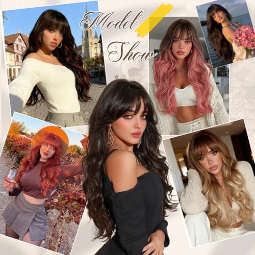 Vue 6 de Sofeiyan Perruque Longue Ondulee