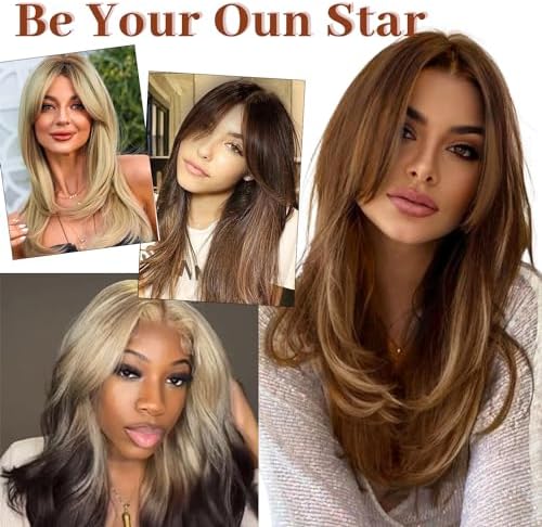 Vue 6 de Perruques Style Bob Melange