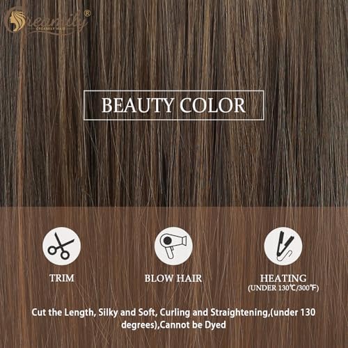 Vue 7 de Creamily Perruque Longue Brune