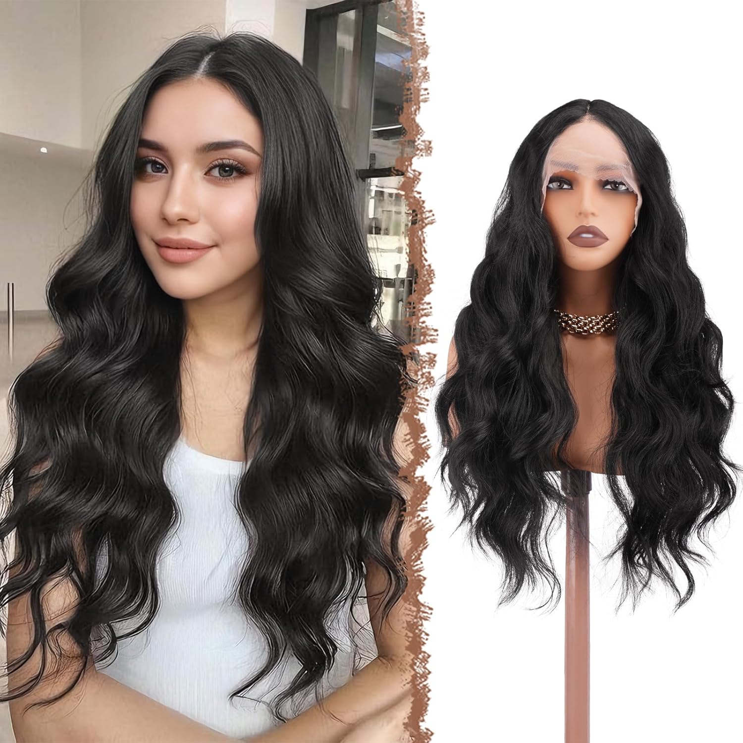 Feshfen Perruque Lace Front