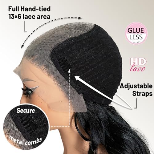 Vue 5 de Perruque Avant En Dentelle