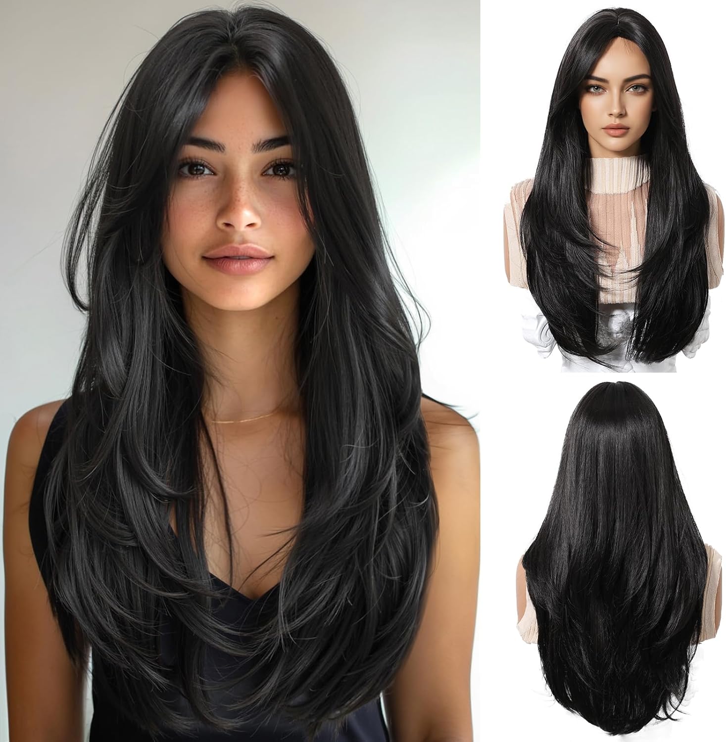 Perruques Noir Pour Femmes