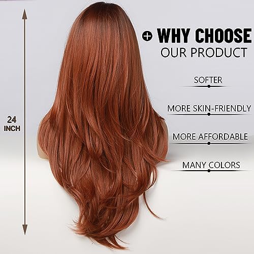 Vue 4 de Esmee Perruque Auburn Pour