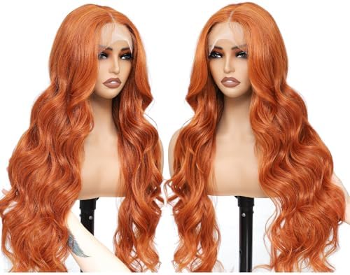 Vue 5 de Perruque Gingembre Dentelle Body