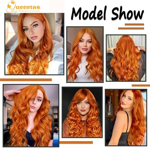 Vue 6 de Perruques Longues Ondulees Et