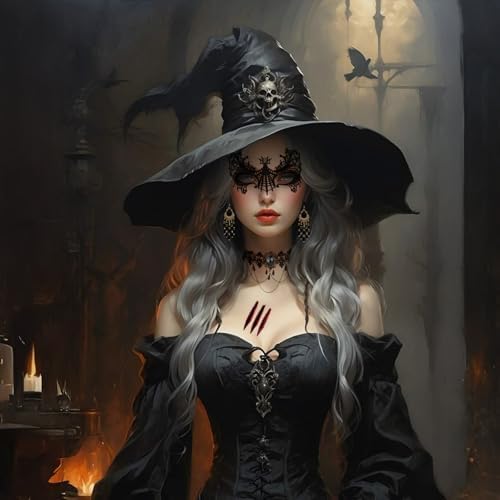 Vue 7 de Perruque Dhalloween Pour Femme