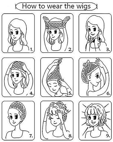 Vue 5 de Cheveux Longs Boucles Ondules