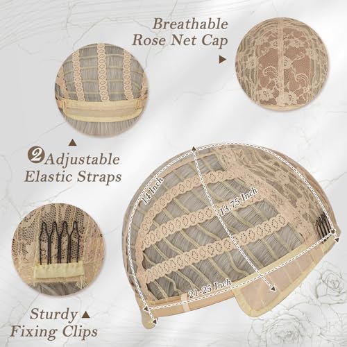 Vue 6 de Barsdar Gris Perruque Avec