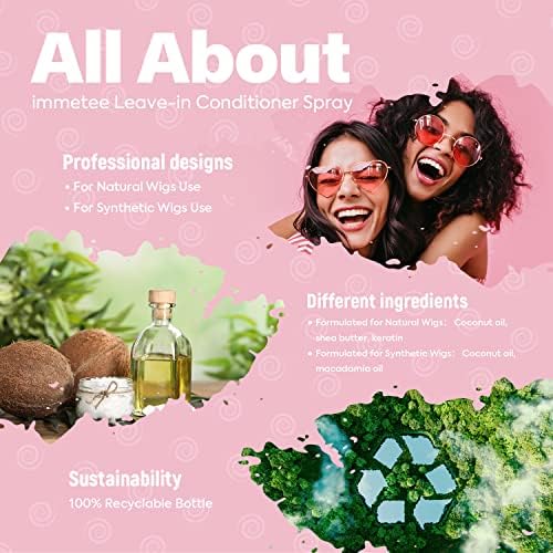 Vue 4 de Immetee Leavein Hair Conditioner