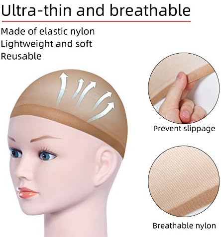 Vue 4 de Casquettes Filet Cheveux Perruque