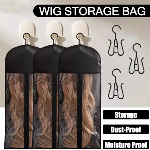 Vue 6 de Pcs Perruque Sac Sac