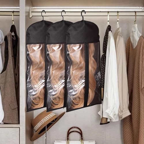 Vue 7 de Pcs Perruque Sac Sac