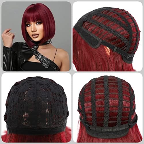 Vue 5 de Sapphirewigs Perruque Bordeaux Pour