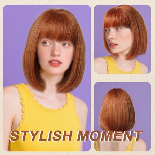 Vue 5 de Auburn Perruque Glam Pour