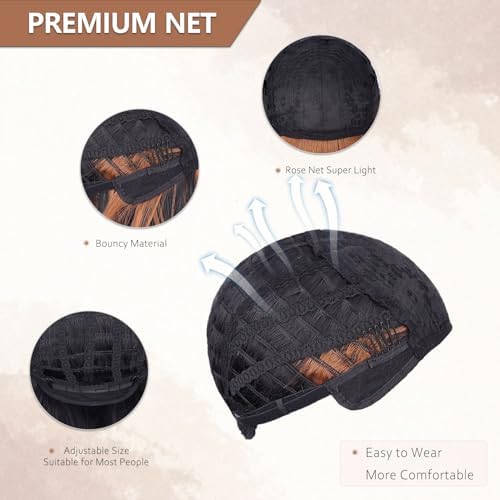 Vue 5 de Perruque Courte Avec Frange