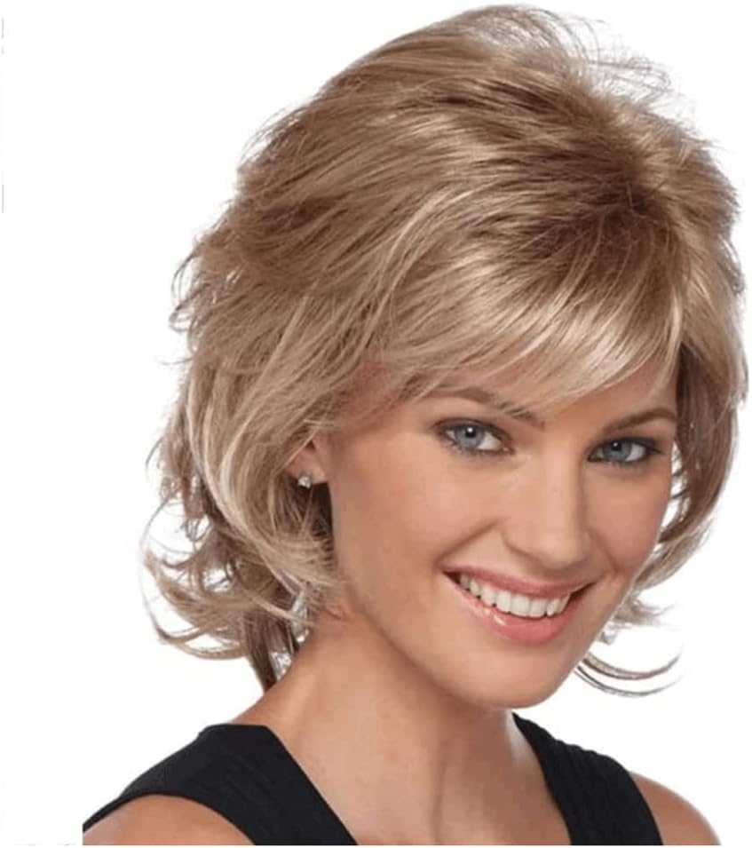 Paashe Perruque Cheveux Courts