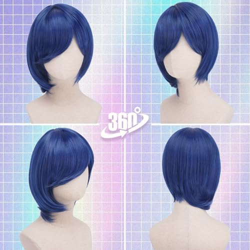 Vue 4 de Barsdar Court Bleu Perruques