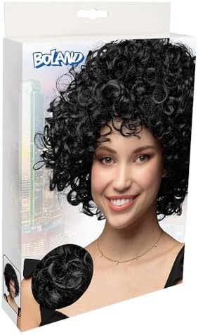 Vue 4 de Generique Perruque Courte Bouclee