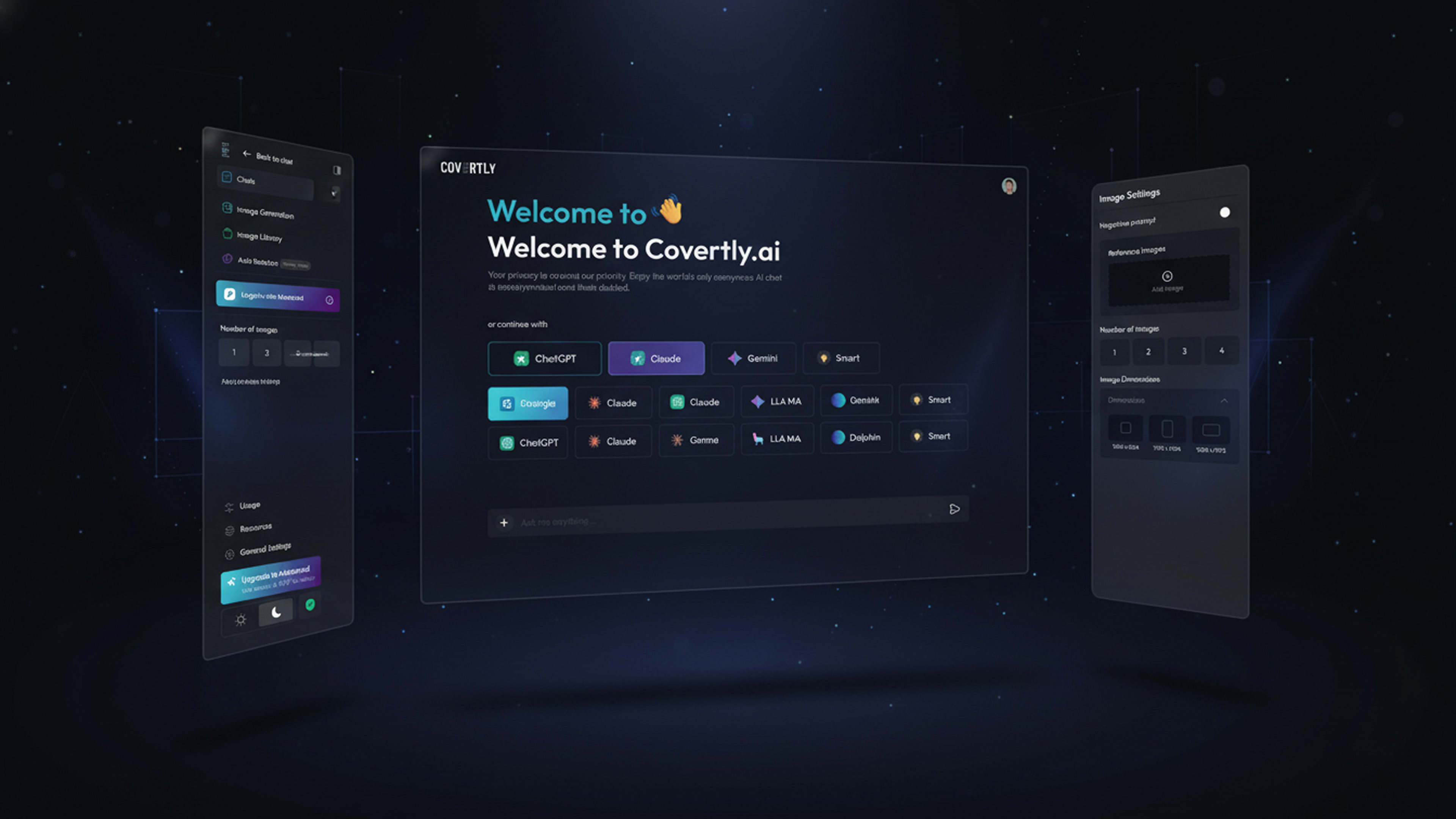 Every Leading AI Model. One Platform. Full Anonymity. - Before