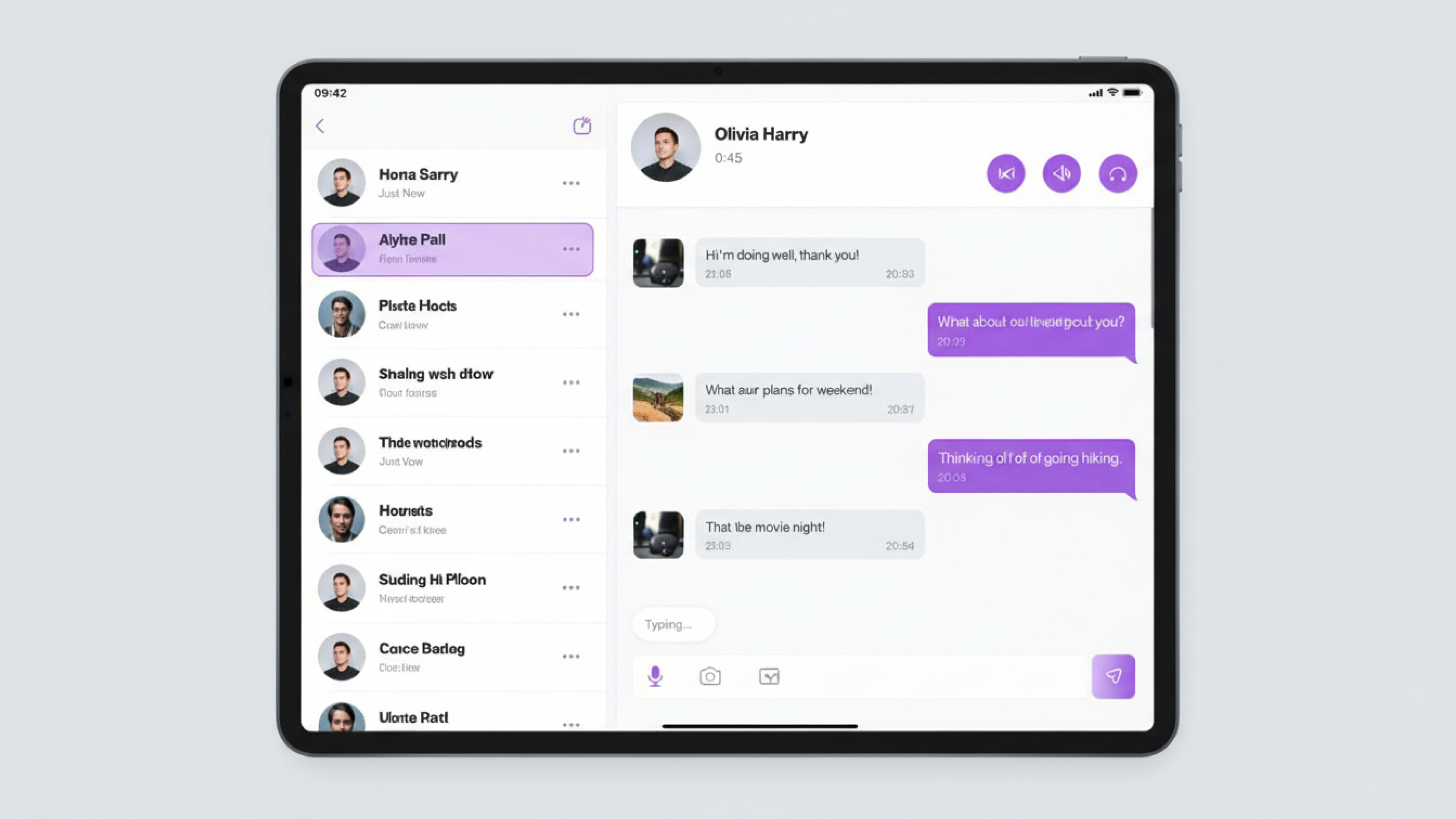 Social Platform communication features
