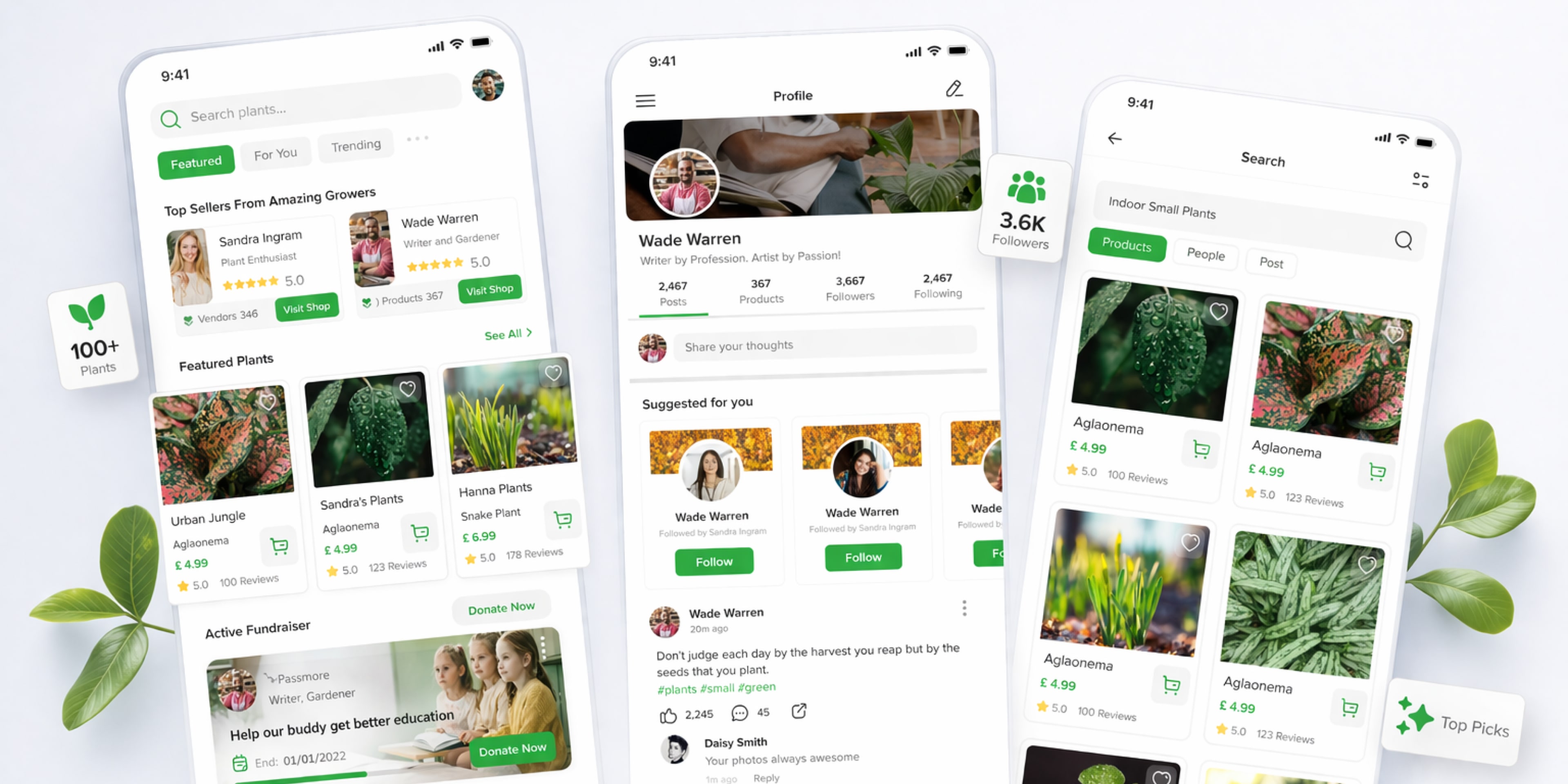 Pass More Plants: Plant-Based Community and E-Commerce App