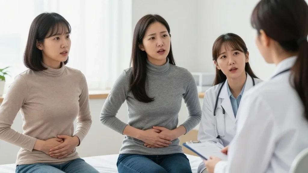 통증 양상으로 원인 구분하기 이미지