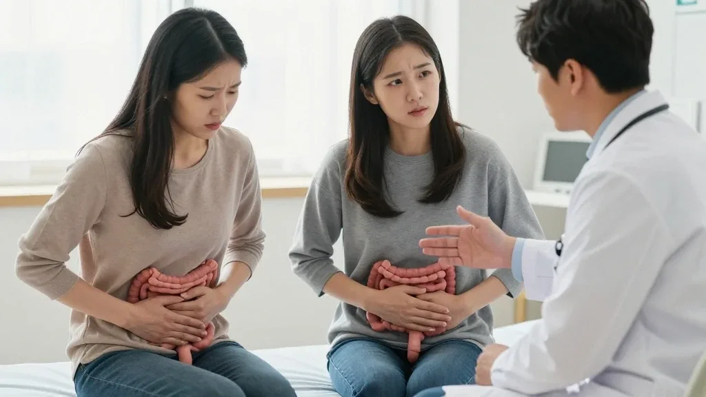 근골격계 문제로 인한 왼쪽옆구리통증 이미지