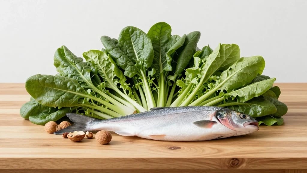 간 건강에 도움되는 비타민과 영양소 이미지